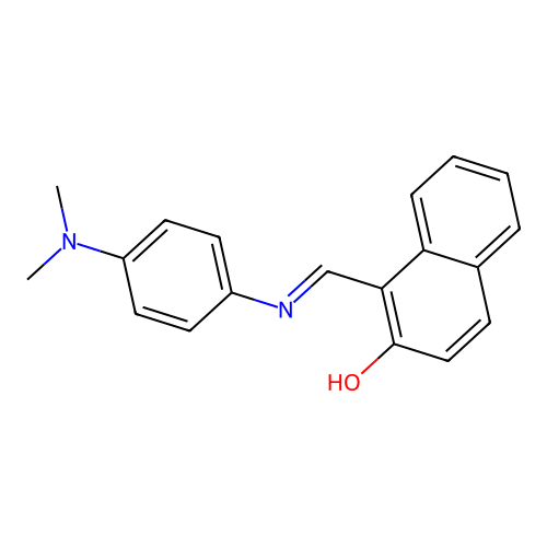 1-[[[4-(Dimethylamino)phenyl]imino]methyl]-2-naphthol structure