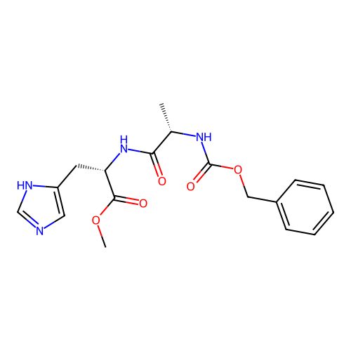 Z-Ala-his-ome structure
