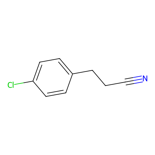 3-(4-Chlorophenyl)propionitrile structure