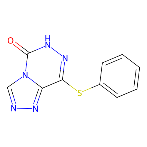 8-(Phenylsulfanyl)[1,2,4]triazolo[4,3-d][1,2,4]triazin-5(6H)-one structure