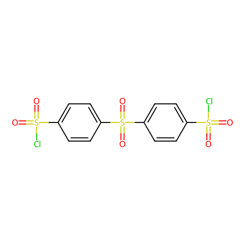 4-(4-Chlorosulfonylphenyl)sulfonylbenzenesulfonyl chloride structure