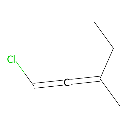 1-Chloro-3-methylpenta-1,2-diene structure