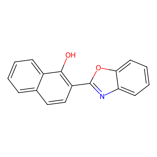 2-(1,3-Benzoxazol-2-yl)naphthalen-1-ol structure