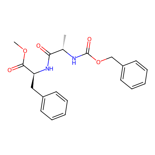 CBZ-Ala-Phe-OMe structure