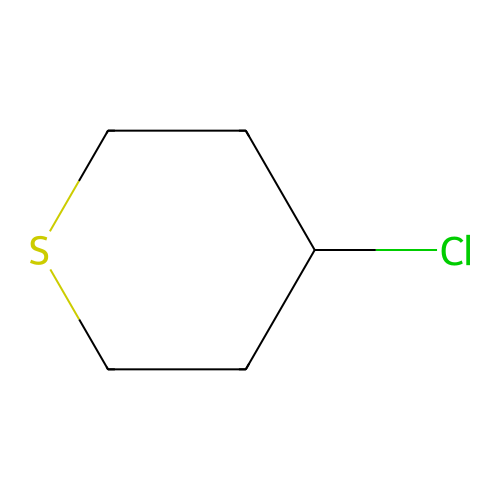 4-chlorotetrahydro-2H-thiopyran structure