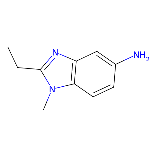 2-Ethyl-1-methyl-1H-benzoimidazol-5-ylamine structure