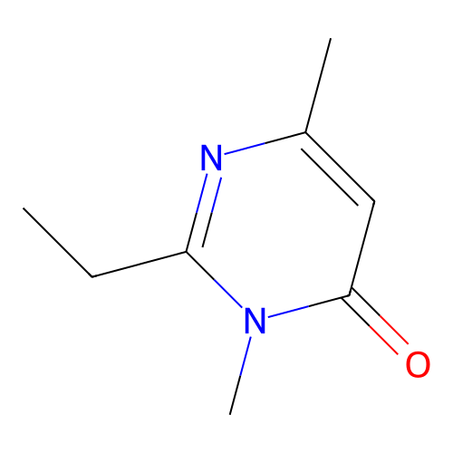 4(3H)-Pyrimidinone, 2-ethyl-3,6-dimethyl- structure