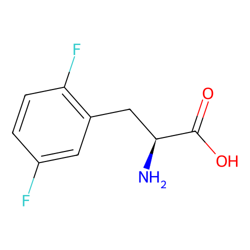 (S)-2-Amino-3-(2,5-difluoro-phenyl)-propionic acid structure