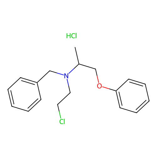 Phenoxybenzamine Hydrochloride structure