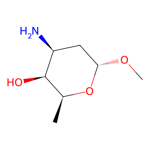 Methyldaunosamine structure