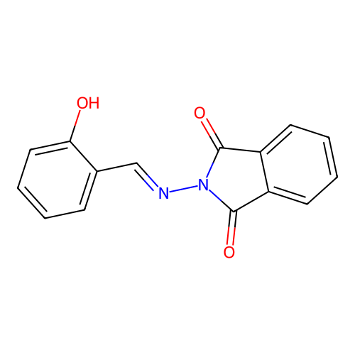 2-[(6-Oxo-1-cyclohexa-2,4-dienylidene)methylamino]isoindole-1,3-dione structure