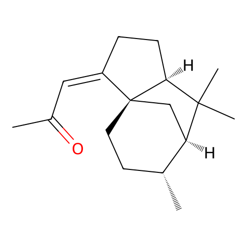 Acetyl cedrene structure