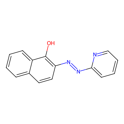 2-(2-Pyridylazo)-1-naphthol structure