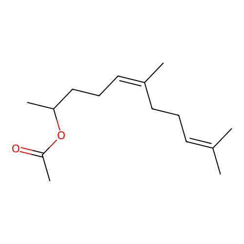 5,9-Undecadien-2-ol, 6,10-dimethyl-, acetate, (Z)- structure