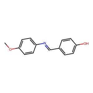 Alpha-(4-methoxyphenylimino)-P-cresol structure