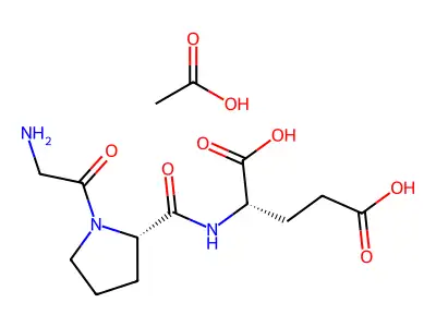 Glycyl-prolyl-glutamic acid structure