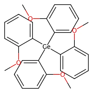 Tetrakis(2-methoxyphenyl)germane structure