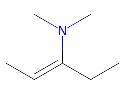 N,N-二甲基戊-2-烯-3-胺 structure