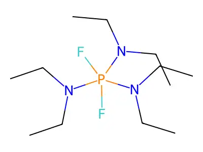 Tris(diethylamino)difluorophosphorane structure
