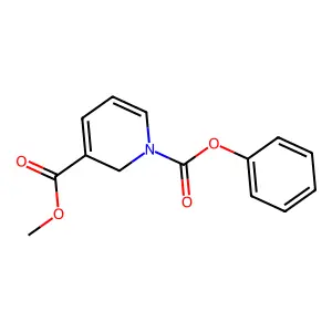 3-O-methyl 1-O-phenyl 2H-pyridine-1,3-dicarboxylate structure