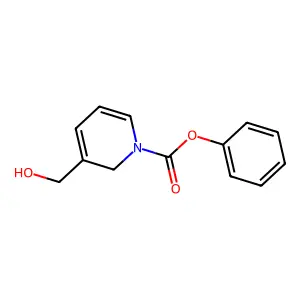 Phenyl 3-(hydroxymethyl)-2H-pyridine-1-carboxylate structure