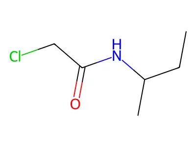 N-[(2R)-butan-2-yl]-2-chloroacetamide structure