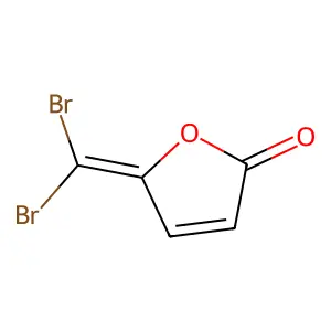 2(5H)-Furanone, 5-(dibromomethylene)- structure