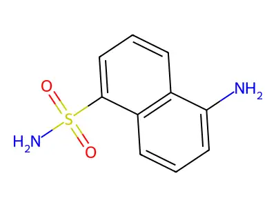 5-Aminonaphthalene-1-sulfonamide structure