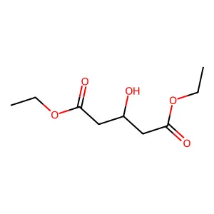 Diethyl 3-hydroxyglutarate structure