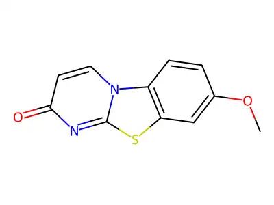 8-Methoxy-2H-benzo[4,5]thiazolo[3,2-a]pyrimidin-2-one structure