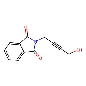 2-(4-Hydroxy-2-butynyl)isoindole-1,3-dione structure