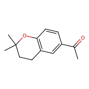 2,2-Dimethyl-6-acetylchroman structure