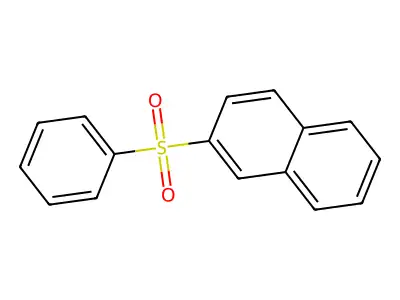 Naphthalene, 2-(phenylsulfonyl)- structure