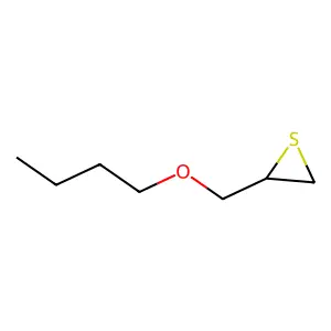 Thiirane, (butoxymethyl)- structure