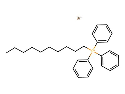 Decyltriphenylphosphonium bromide structure