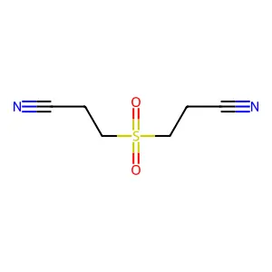 3,3'-Sulfonyldipropionitrile structure