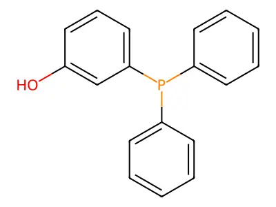 Phenol, 3-(diphenylphosphino)- structure