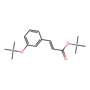 3-[3-[oxy]phenyl]propenoicacidtrimethylsilylester structure