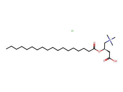 DL-Stearoylcarnitine chloride structure