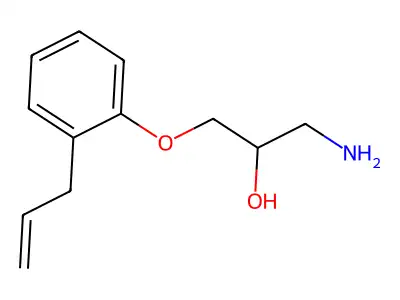 1-(2-Allyl-phenoxy)-3-amino-propan-2-ol structure