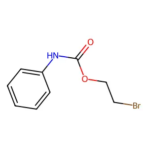 2-bromoethyl N-phenylcarbamate structure