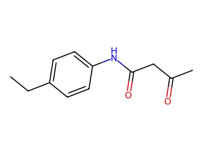 N-(4-ethylphenyl)-3-oxobutanamide structure