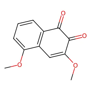 3,5-Dimethoxy-1,2-naphthalenedione structure