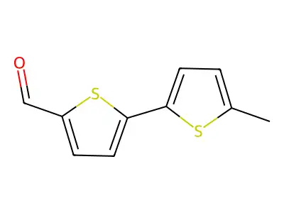 5-(5-Methylthiophen-2-yl)thiophene-2-carbaldehyde structure