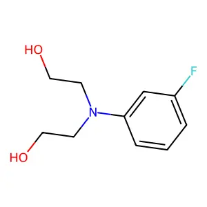 N,N-Bis(2-hydroxyethyl)-m-fluoroaniline structure