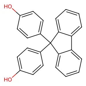 9,9-Bis(4-hydroxyphenyl)fluorene structure