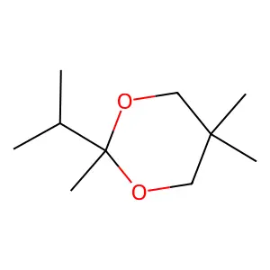1,3-Dioxane, 2,5,5-trimethyl-2-(1-methylethyl)- structure