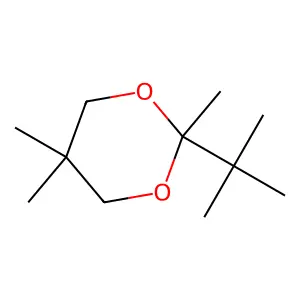 1,3-Dioxane, 2-(1,1-dimethylethyl)-2,5,5-trimethyl- structure