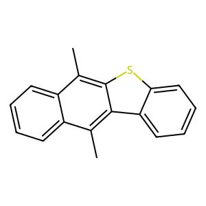 6,11-Dimethylbenzo(b)naphtho(2,3-d)thiophene structure