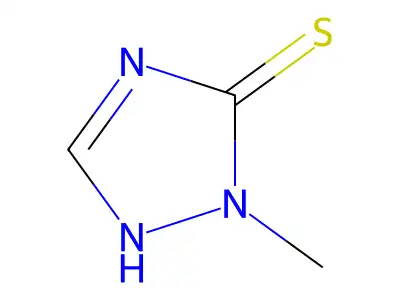 3H-1,2,4-Triazole-3-thione, 1,2-dihydro-2-methyl- structure